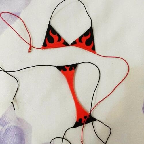 1:6th Figure Accessory Toy Flame Bikini Model F12" Female Body Doll