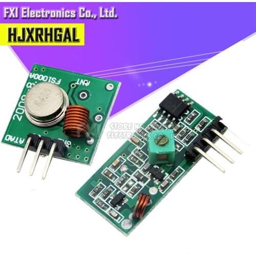 1Lot= 5 pair (10pcs) 433Mhz RF transmitter and receiver Module link kit for /ARM/MCU WL diy 433mhz wireless free shiping