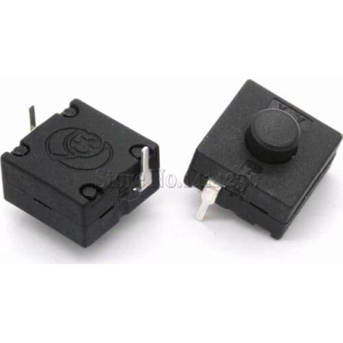 10Pcs Strong Light Flashlight Switch LED Lighting Latching Switch 1212-112A 12*12MM ON-OFF