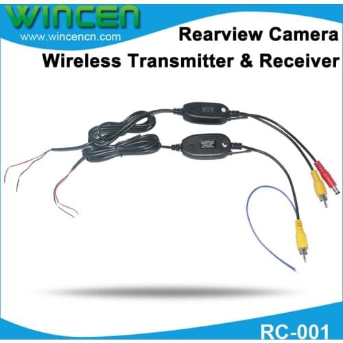 2.4GHZ RCA Video Wireless Transmitter & Receiver for Rearview Camera Back Camera Parking Camera