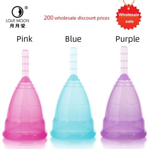 200 pcs/lot Wholesale copa menstrual cup for women high quality copa menstrual de silicona medica lady cup zero side effects
