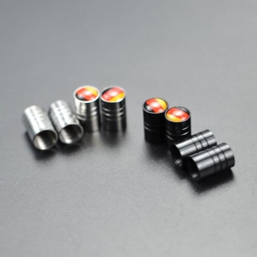 4pcs Tire Valve Stem Caps For Jeep Grand Cherokee Compass Commander Wrangler Rubicon SAHALA Patriot Gladiator