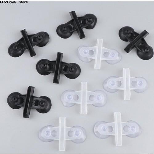 5pcs Aquarium Fish Tank Divider Suction Cup Divider Plastic Sheet Holder Set