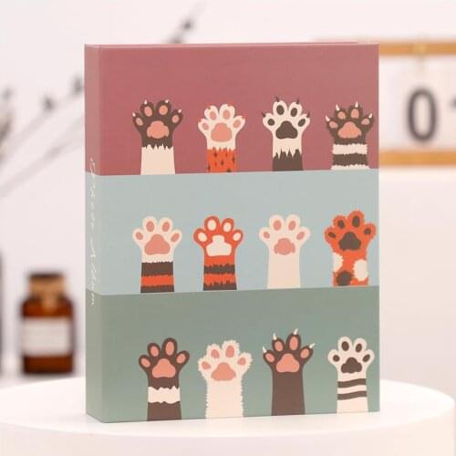 100 Pockets Plasticized 7 Inch Photos Album Family Memory Keeping Book Baby Growing Picture Storage Scrapbook Graduation Gift