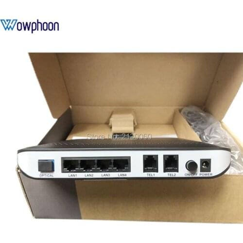 Free shipping 100% new 4GE Huawei onu HG8240 GPON EPON ont 4GE + 2TEL optical modem and router all-in-one
