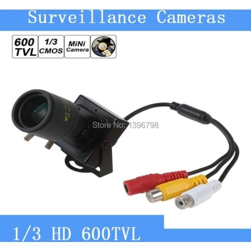2.8-12mm Manual Lens Mini HD 600TVL 1/3 CMOS Security Video Color CCTV Camera