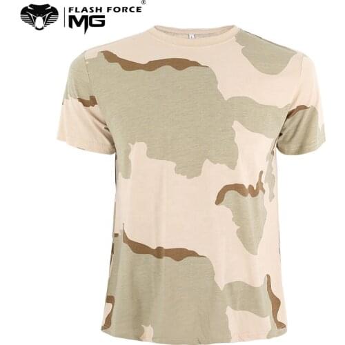 Camouflage Combat Shirt Quick Dry Short Sleeve Tactical T-shirt Man Camo Military Army T Shirt for Hunting Outdoor Hiking