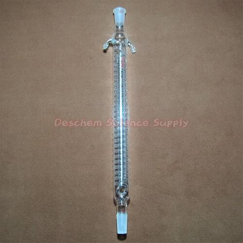 600mm,24/40,Coil Reflux condenser,Laboratory Chemistry Glassware