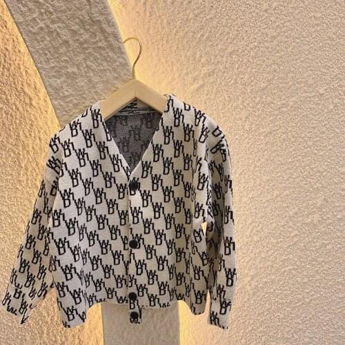 2021 Loose Spring Autumn Tops Boys Sweater Jacket Coat Kids Overcoat Outwear Teenager Children Clothes School Gift High Quality