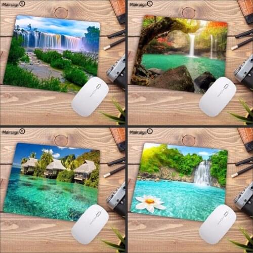 Mairuige Computer Loptop waterfall scenery Gorgeous Beauty Hot Sale Personalized Mat 180X220X2MM 250X290X2MM Gaming Mouse Pad