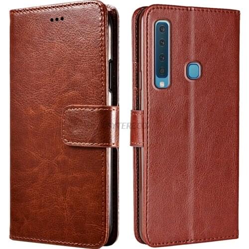Leather Case For Samsung Galaxy A9 2018 Cover Flip Wallet Bag For Coque A9 A9s Phone Case For Samsung A9 A 9 2018 SM-A920F Cover