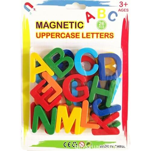 Colorful Magnet Letters 26 Alphabet Fridge Magnetic Stickers For Classroom Whiteboard Home Decor Education Toy For Children