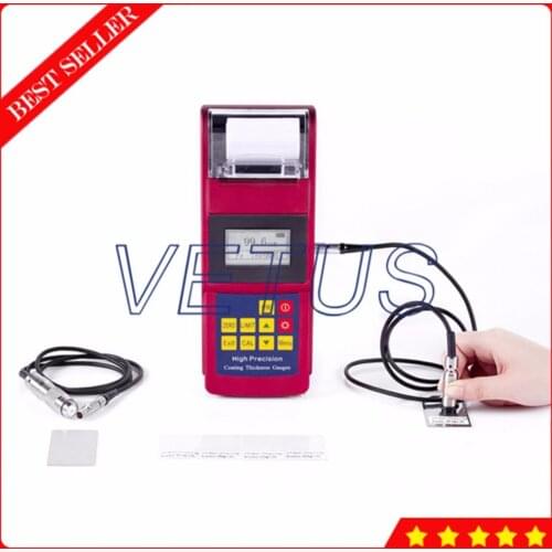 Magnetic induction Eddy current Leeb262 Rubber Paint Coating Thickness Gauge with Built-in Printer