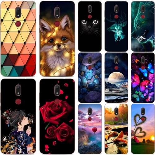 Cartoon Flower Print Soft TPU Phone Case Cover For WIKO View Prime Max Lite XL Funda Phone Case For WIKO View Max Lite XL Cover