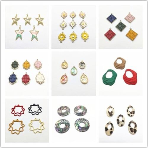 New arrival! Zinc Alloy Geometric shape charm/Connector for Ear DIY parts,Jewelry Accessories Findings & Component
