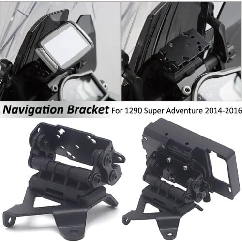 NEW For 1290 Super Adventure 2014 2015 2016 Motorcycle GPS Smart Phone Navigation Mount Mounting Bracket Adapter Holder