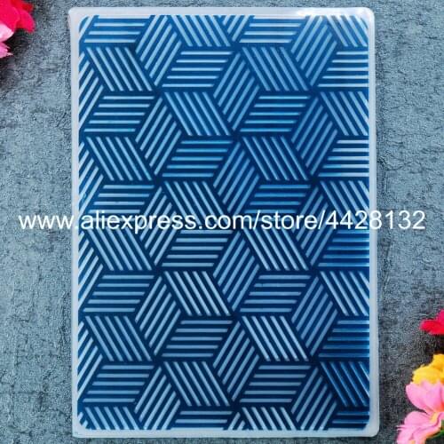 Pattern Plastic Embossing Folder For Scrapbook DIY Album Card Tool Plastic Template 10.3x14.6cm 8120406