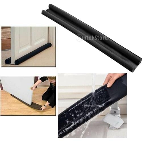Under Door Draft Stopper Seal Strip Exterior Interior Doors Wind Air Blocker Guard Gap Heat Cold Cover Window DIY