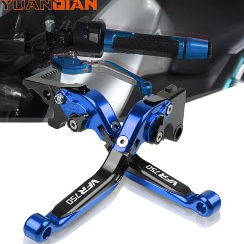 Motorcycle CNC Folding Extendable adjustable Brake Clutch Levers For Honda VFR750 VFR 750 1991 1992 1993 1994 1995 1996 1997