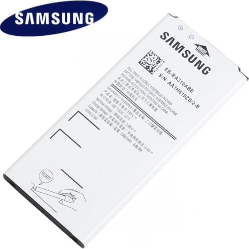 Samsung Replacement Battery For Samsung Galaxy A3 2016 Edition A310 A310F A310M A310Y A310F/DS DUOS EB-BA310ABE 2300mAh NFC