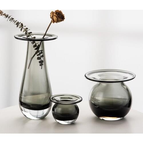 Vase Water Droplets Glass Vase Light Luxury Home Tabletop Vases Living Room Flower Arrangement Flower Pot For Home Decoration