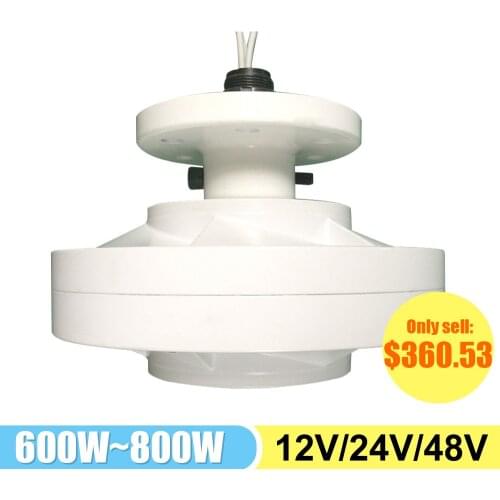 Generator VERTICAL Axies 800w 12v 24v 48v Wind Turbine Brushless AC Rare Earth Permanent Magnet Alternator Alternative Energy