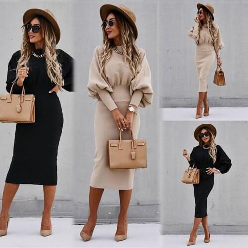 XIKUO Fashionable Knitted Dresses