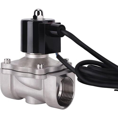1-1/4" Normally Closed 304 Stainless Steel IP68 Waterproof Fountain Solenoid Valve 110V 24V 12V 24v For Underwater
