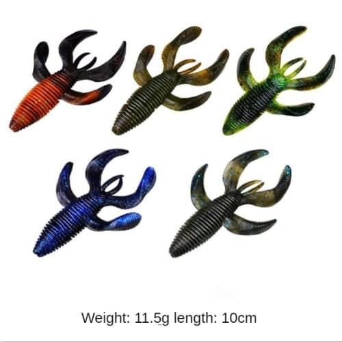 1pcs/Lot 11.5G 10cm Shrimp Shaped Lure Soft Bait Fishy Smell Pour Fishing Shrimp Fake Artificial Baits Temptation Weever hot