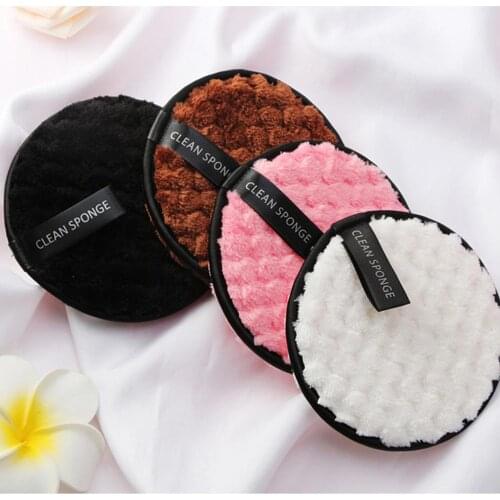 4pcs Microfiber Cloth Pads Remover Face Cleansing Towel Reusable Cleansing Makeup Cleaning Wipe reusable cotton pads QE