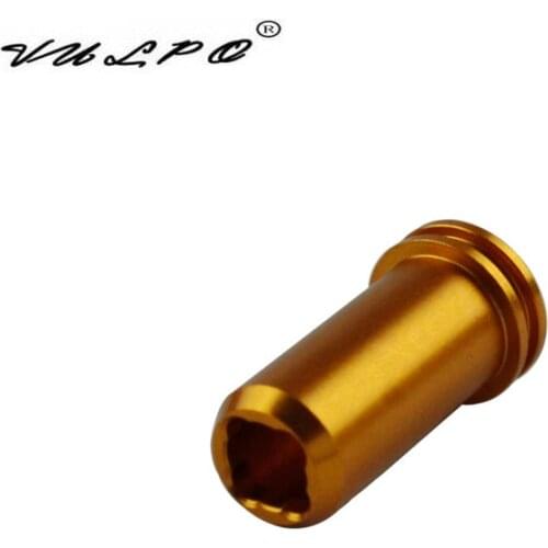 VULPO CNC machined aluminum Air Seal nozzle (Gold) For Airsoft AEG MP5-Free shipping