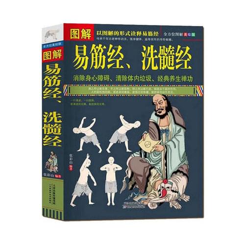 Graphic Bodhidharma Yi Jin Jing Regimen Shaolin kung fu book martial Eliminate physically and mentally classic Book
