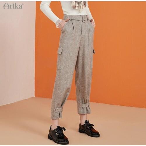 Женские брюки с высокой талией Artka China At AliExpress