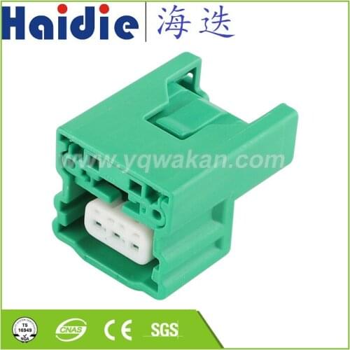 Free shipping 5sets 3pin female auto electric housing plug wiring cable waterproof connector HD036B-1.2-21