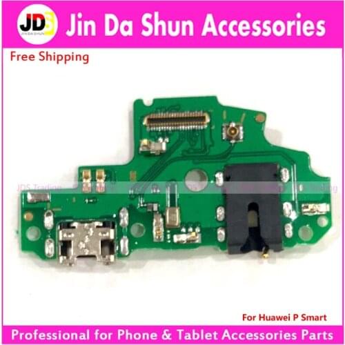 For Huawei P Smart Micro USB Part Charge Charging Connector Plug Dock Socket Port Headphone Audio Jack Flex Cable Ribbon Board