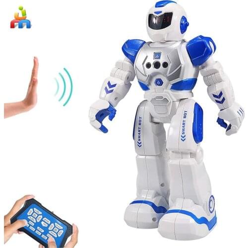 Parkten Hot Remote Control Robot Smart Action Walk Singing Dance Action Figure Gesture Sensor Toys Gift for Children