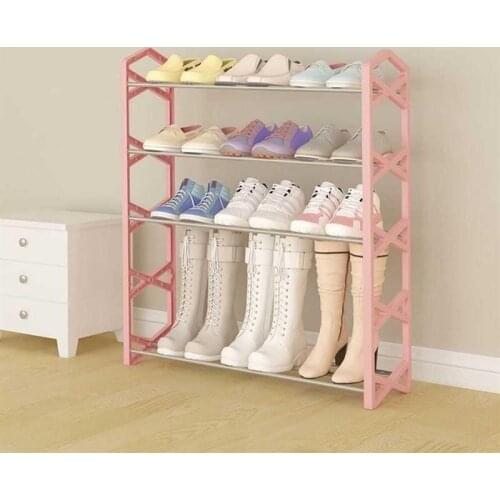 Beautiful and practical shoe rack does not take up space Simple storage artifact in the bedroom