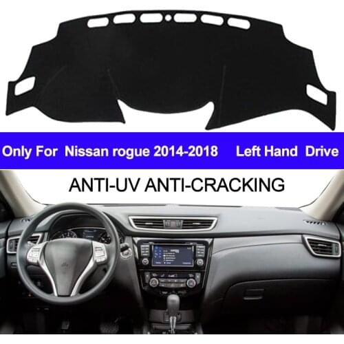 TAIJS Car Dashboard Cover Dash Mat Dash Pad DashMat Carpet ANti-UV NON-Slip For Nissan Rogue Xtrail X-trail T32 2014-2017 2018