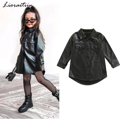 Кожаные куртки для девочек Lioraitiin China At AliExpress