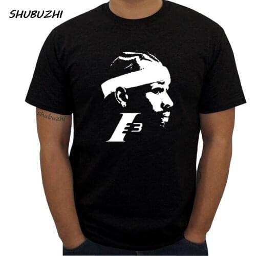 Summer Allen Iverson T Shirts Mens 100% Cotton Short Sleeved T-Shirt 3d Print Plus Size Tee Tops Free Shipping