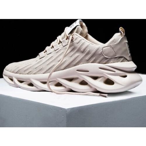 2020 Mens New Sports Running Casual Fashion Trend Breathable Increased Comfortable Plus Size Summer Student Size 46