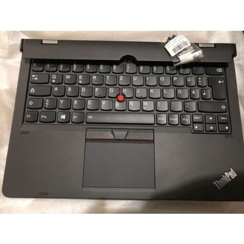 New Original laptop Lenovo thinkpad helix Type 20CG 20CH ultrabook pro keyboard Center plug DE German palmrest cover case