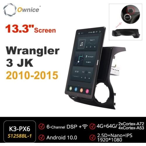 Ownice Auto Rotatable 1920*1080 Android Car Multimedia for Jeep Wrangler 3 JK 202012 2015 Wrangler 3 JK 2015