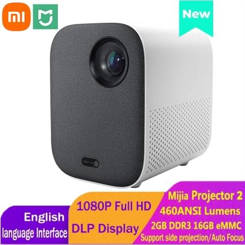 Xiaomi Mijia Projector Youth Edition 2 1080P Full HD 460ANSI Lumens DLP Display Support Side Projection Home Theater