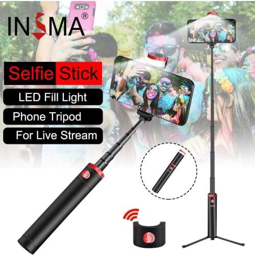Wireless Bluetooth Selfie Stick With Tripod Shutter Remote Control, 3 in 1 Mini Foldable Extendable Handheld Monopod for Phone