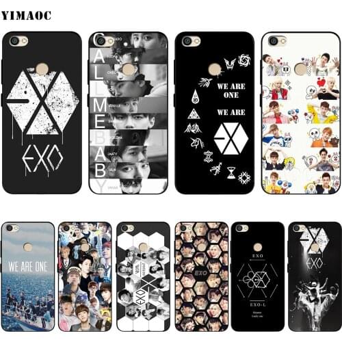 Kpop EXO Case for Xiaomi Redmi Note 4 4x 4A 5 5A 6 7A 8 8T Pro Prime Plus K20 K30 Poco X2