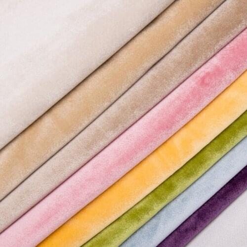 Nordic 2.8m wide velvet fabric curtain Italian velvet fabric finished custom solid color background stage curtain fabric diy