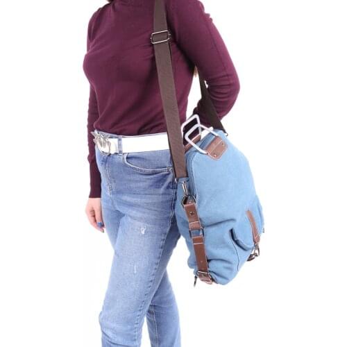 Solmax Women's Blue Backpacks