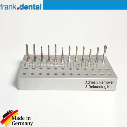 Frank Dental Orthodontics Adhesive Remover Burs & Debonding Burs Set - for High Speed Handpiece