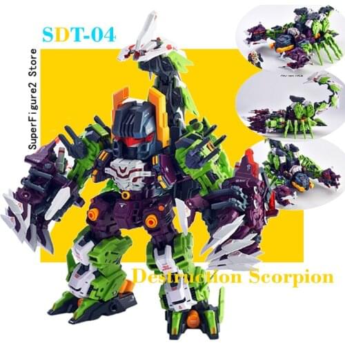 Transformation Toy In Stock Master Made Sdt-04 Scorpion Scorponok Q Alloy Edition Destruction Action Toy Gift For Kids
